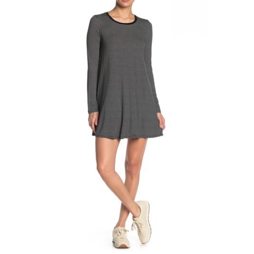 Love, Fire Stripe Ringer T-Shirt Dress